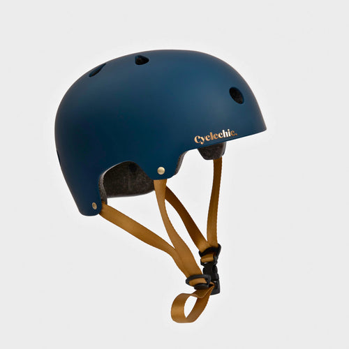 CycleChic Deco Helmet in Navy Blue