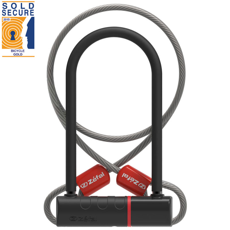 Zefal K-Traz U17 U-Lock With Cable 230mm - SECURE Gold