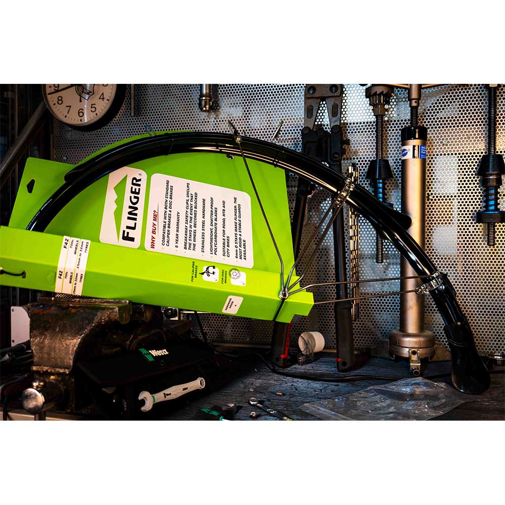 Flinger F42 Deluxe Mudguards 700 X 42mm In Black - Foto 2